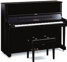 פסנתר אקוסטי ימהה בצבע שחור YAMAHA YUS1