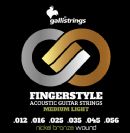 סט מיתרים 0.12-0.56 לגיטרה אקוסטית גאלי GALLI GFS1256 FINGERSTYLE