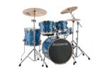 מערכת תופים לודוויג "22 עם אביזרים LUDWIG EVOLUSION Blue Sparkle LCEE22023