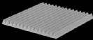 ספוג אקוסטי EZ Basotec WEDGES 5 FR 60 x 60 x 5cm