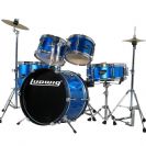 מערכת תופים ג'וניור 5 חלקים לודוויג LUDWIG LJR106 BLUE