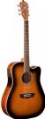 גיטרה אקוסטית מוגברת וושבורן WASHBURN WD7SCEATB