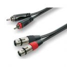 כבל XLR*2 - RCA*2 רוקסטון ROXTONE RACC170L02