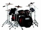 סט תופים 5 חלקים מייפל PEACE KAHUNA DP-22KA-5-WO-292 GOTHIC RED