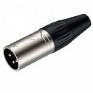 מחבר XLR m דלוקס רוקסטון ROXTONE RO RX3MP-NT