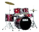 סט תופים 22 כולל מצילות ואביזרים PEACE PRODIGY DP-109-22-25 WINE RED